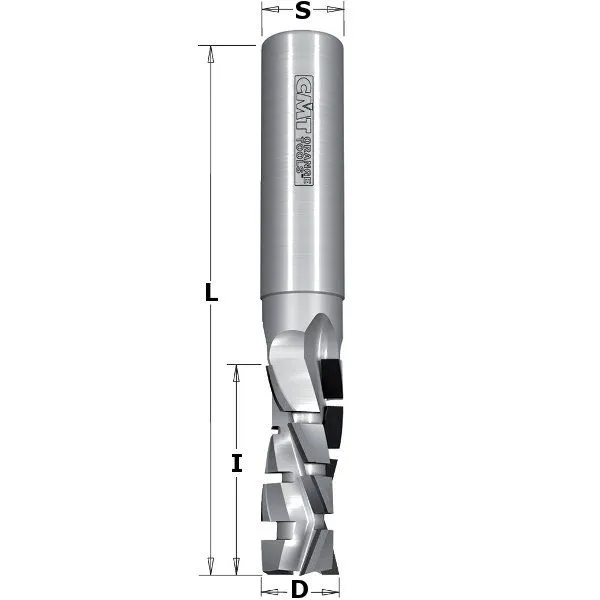 Фото 12x12X40 d=12 I=25 L=70 Z=3 RH Фреза алмазная СМТ НЕСТИНГ в интернет-магазине ToolHaus.ru